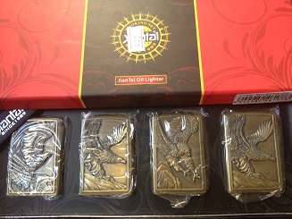 RASTA ZONE ...AWSOME LIGHTER SET (oil lighters)